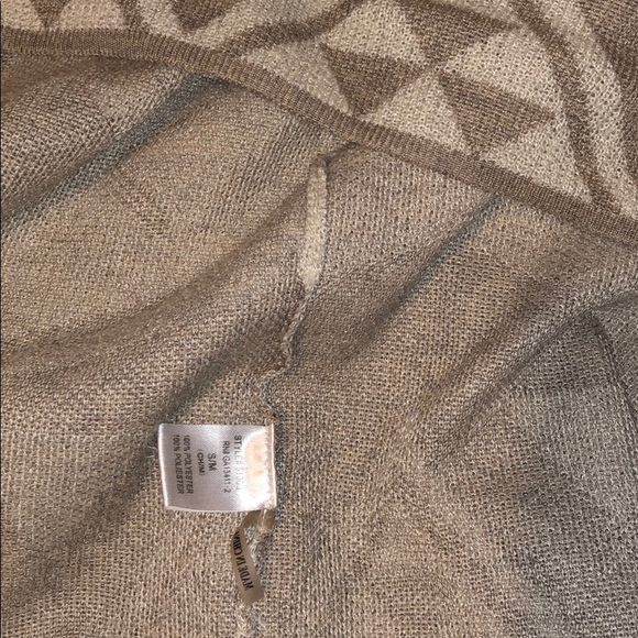 Bajee Collection Aztec Drapey Cardigan SZ S/M - Picture 5 of 5